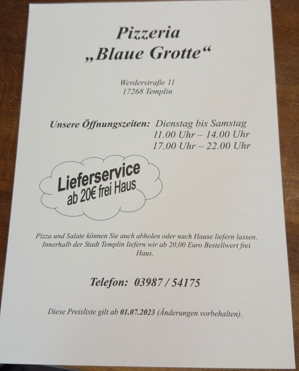 Menu Pizzeria Blaue Grotte-4